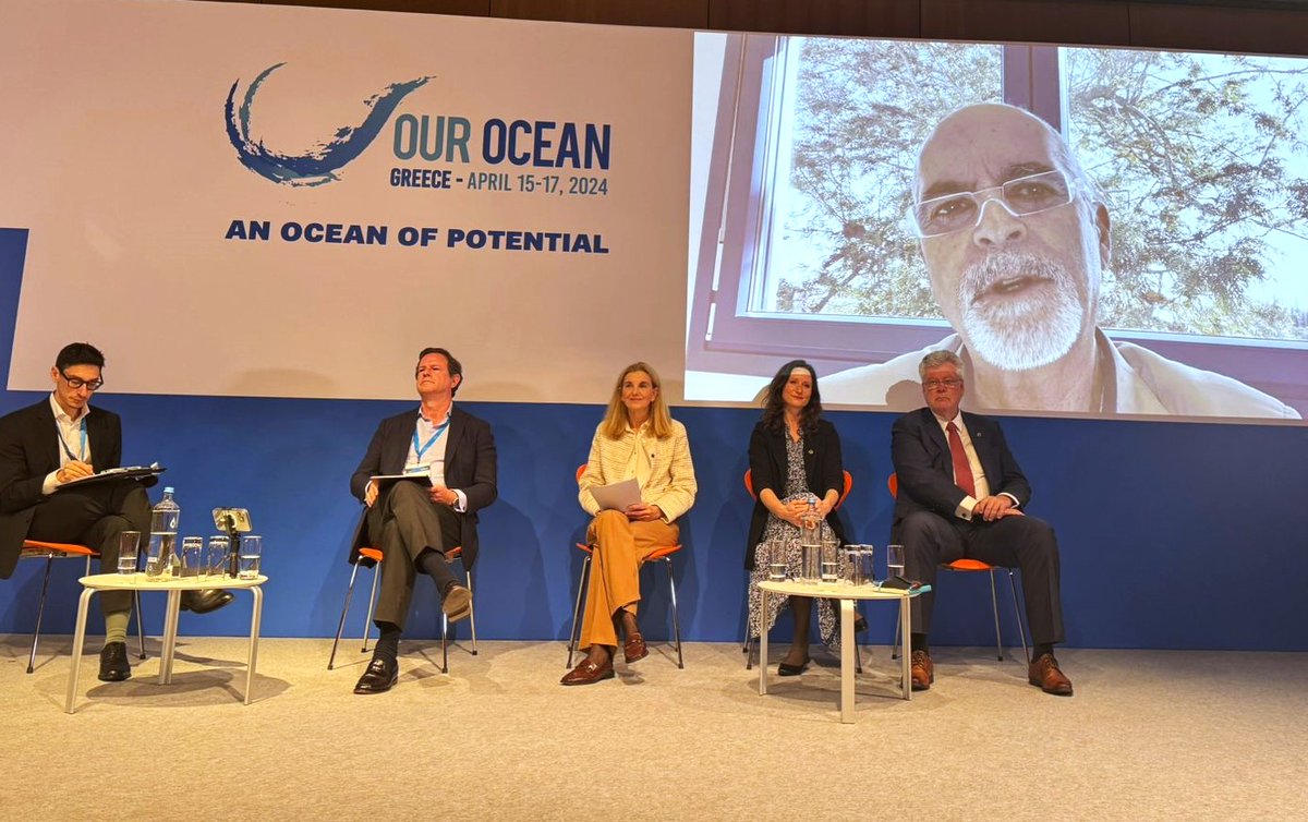 feapinfo's tweet photo. #FEAP is taking part to the 9th #OurOcean conference in #Greece, bringing the voice of #aquaculture producers and #FishFarmers in the panel discussion organized by @EBCD_bxl - follow it live on https://t.co/qq7RNd9PUv https://t.co/KufFgg0C2w