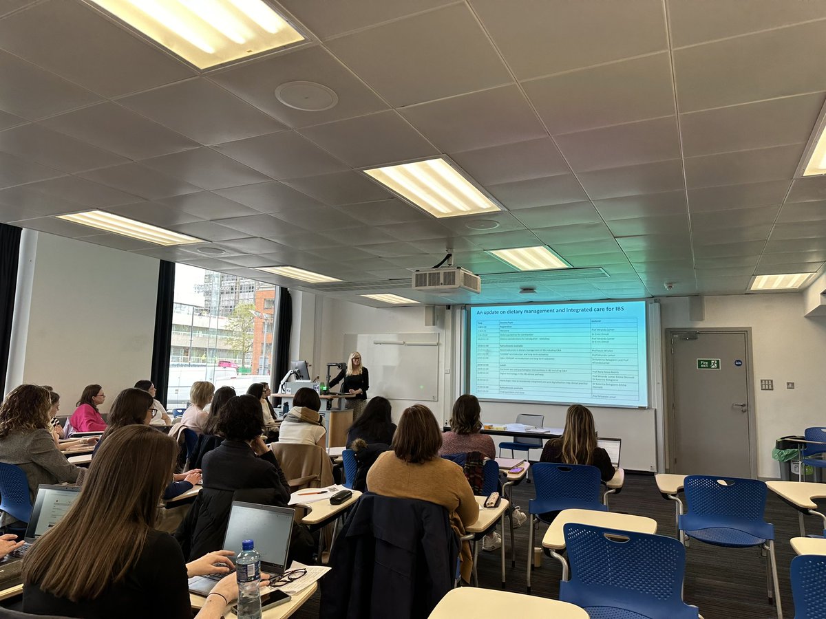 Emma Stennett (@emsten24) on Twitter photo And we’re off!! An Update on Dietary Management and Integrated Care for Irritable Bowel Syndrome <a href="/KingsCollegeLon/">King's College London</a> with fantastic talks from <a href="/MirandaLomer/">Miranda Lomer MBE</a> <a href="/EiriniDimidi/">Eirini Dimidi PhD RD</a> <a href="/ProfWhelan/">Kevin Whelan</a> <a href="/KateBelogianni/">Katerina Belogianni PhD RD</a> <a href="/RonaMossMorris/">Rona Moss-Morris</a> #ibs #DigitalTransformation #constipation #fodmap #gutbrainaxis And we’re off!! An Update on Dietary Management and Integrated Care for Irritable Bowel Syndrome <a href="/KingsCollegeLon/">King's College London</a> with fantastic talks from <a href="/MirandaLomer/">Miranda Lomer MBE</a> <a href="/EiriniDimidi/">Eirini Dimidi PhD RD</a> <a href="/ProfWhelan/">Kevin Whelan</a> <a href="/KateBelogianni/">Katerina Belogianni PhD RD</a> <a href="/RonaMossMorris/">Rona Moss-Morris</a> #ibs #DigitalTransformation #constipation #fodmap #gutbrainaxis