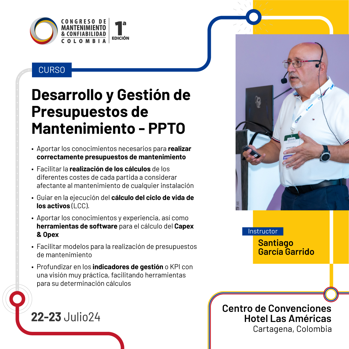 RENOVETEC's tweet photo. ¿Quieres formar parte de la 1ª Edición del Congreso de Mantenimiento &amp; Confiabilidad de Colombia 2024? Ofrecemos un PASE VIP exclusivo para acceder a las Sesiones y la Expo los días 24 y 25 de julio.

➡  Participa aquí: https://t.co/lS0fTqSflC 

#CMCColombia2024 #Networking https://t.co/uYRxhwIWEa