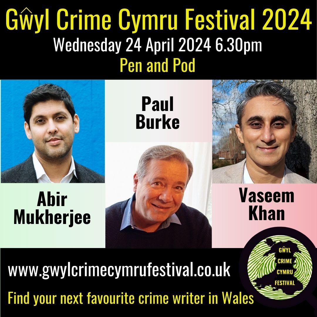 Gwyl Crime Cymru Festival ONLINE & FREE starts this week TICKETS gwylcrimecymrufestival.co.uk/pif/ @radiomukhers @VaseemKhanUK @GwylCrimeFest @CrimeCymru @MarkEllis15 @PGJonesVenice @chrislloydbcn @louise_mumford @GailBWilliams @CriFiLover @CrimeTimeUK @eurolitnet I'm in this one↓