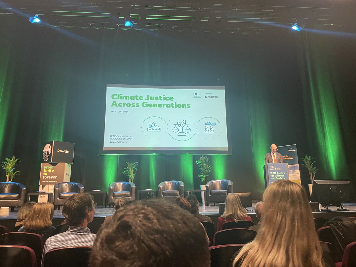 Looking forward to an action packed day as ⁦@diarmuidtorney⁩ introduces #DCUClimate2024 ⁦@DCUClimate⁩