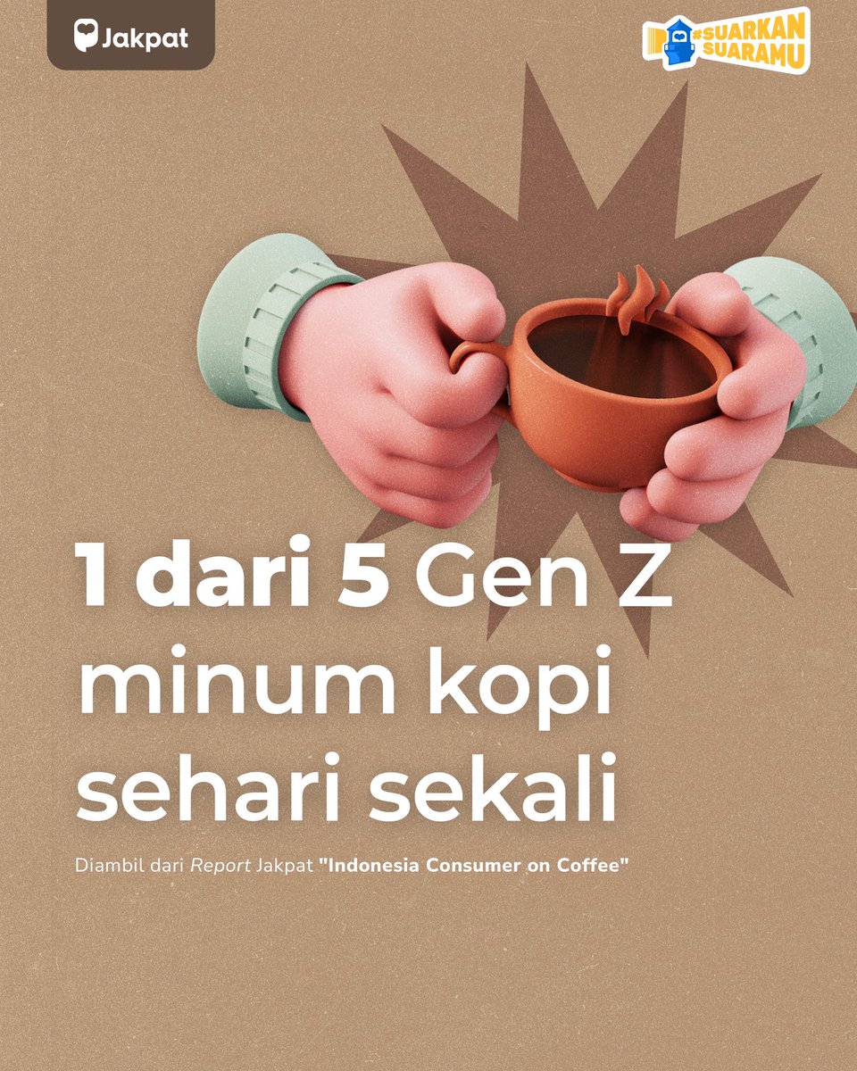 JakpatApp's tweet photo. akhirnya setelah sebulan kerja ngantuk terus, hari ini bisa kerja sambil ngopi~ https://t.co/lw0Wtb1RfE