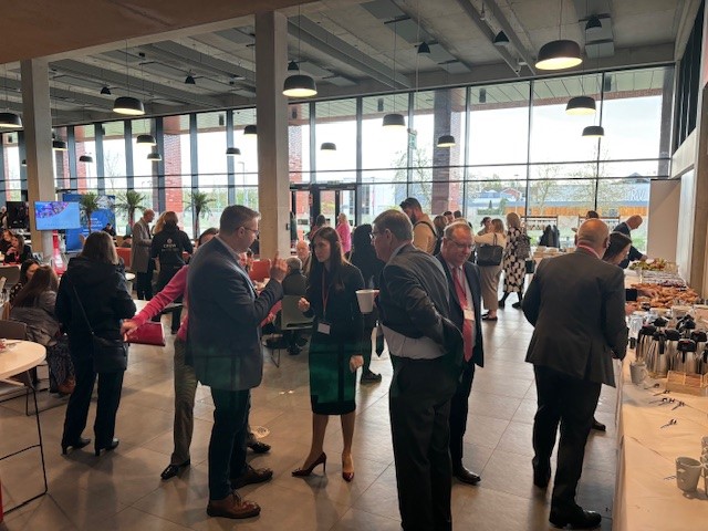 Founding Director John is at @WeareStaffs 'A Place to Celebrate' event today; a great crowd is in attendance & the venue looks great @StaffsUni! John will be presenting & taking part in a panel discussion on 'place marketing that stands the test of time'. #placemarketing