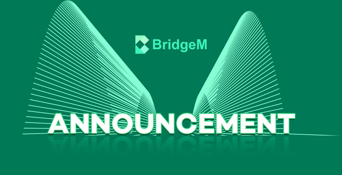 BridgeM_io's tweet photo. Announcement of BridgeM Airdrop

🚀 BridgeM TGE is Coming Soon!🥳

Attention all stakers in the BridgeM x Merlin's Seal Staking Event! We have some thrilling news for you: If you keep your staking active until the end of April, 🎁 an exclusive airdrop is on its way just for you!

🩷, 🔄 & 🗨️ to win 10 x $50,000 $BDGM points 

🌟 Earn More $BDGM Points:
Join us on Discord: https://t.co/07OtVggdKG

Stay tuned for more exciting updates! 🪄