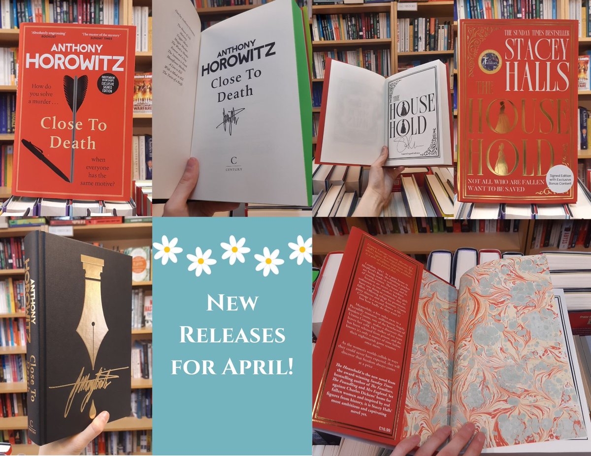 We've got so many fantastic recent releases for all ages in stock, with a bit of something for everyone! So whether you're into cosy crime or historical fiction, why not come down and have a browse on this lovely sunny day! We'll be here until 5pm! #ChooseBookshops