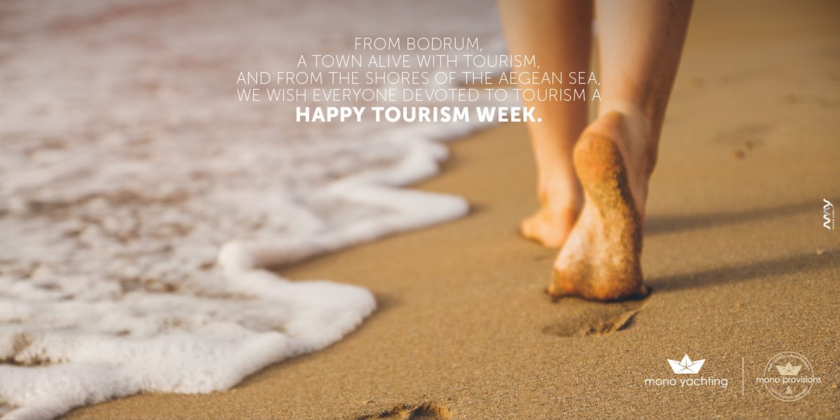 From Bodrum, a town alive with tourism, and from the shores of the Aegean Sea, we wish everyone devoted to tourism a Happy Tourism Week.
info@monoyachting.com
monoyachting.com
#MonoYachting #MonoProvisions #Bodrum #HappyTourismWeek #TourismWeek #Tourism