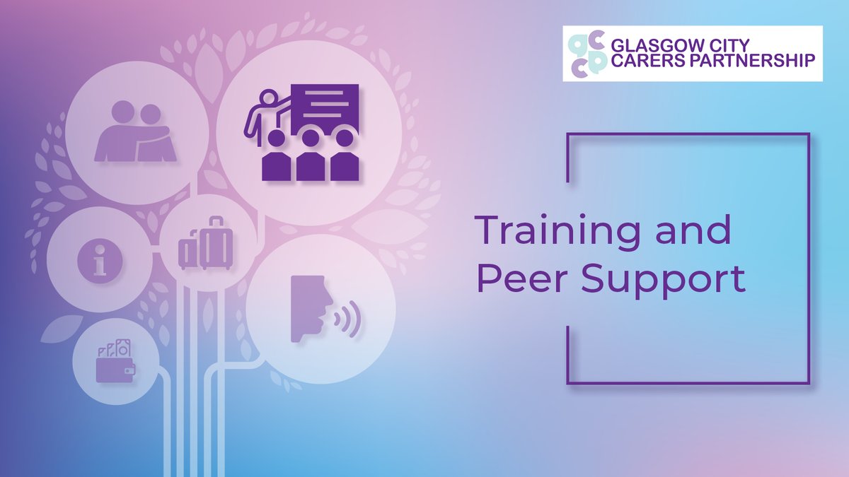 #TrainingTuesday We can provide #Glasgowcarers with a range of training opportunities to help them with the caring role & personal development. Gaining a better understanding of the condition you are caring for can be beneficial. Info  yoursupportglasgow.org/carers ☎️0141 353 6504