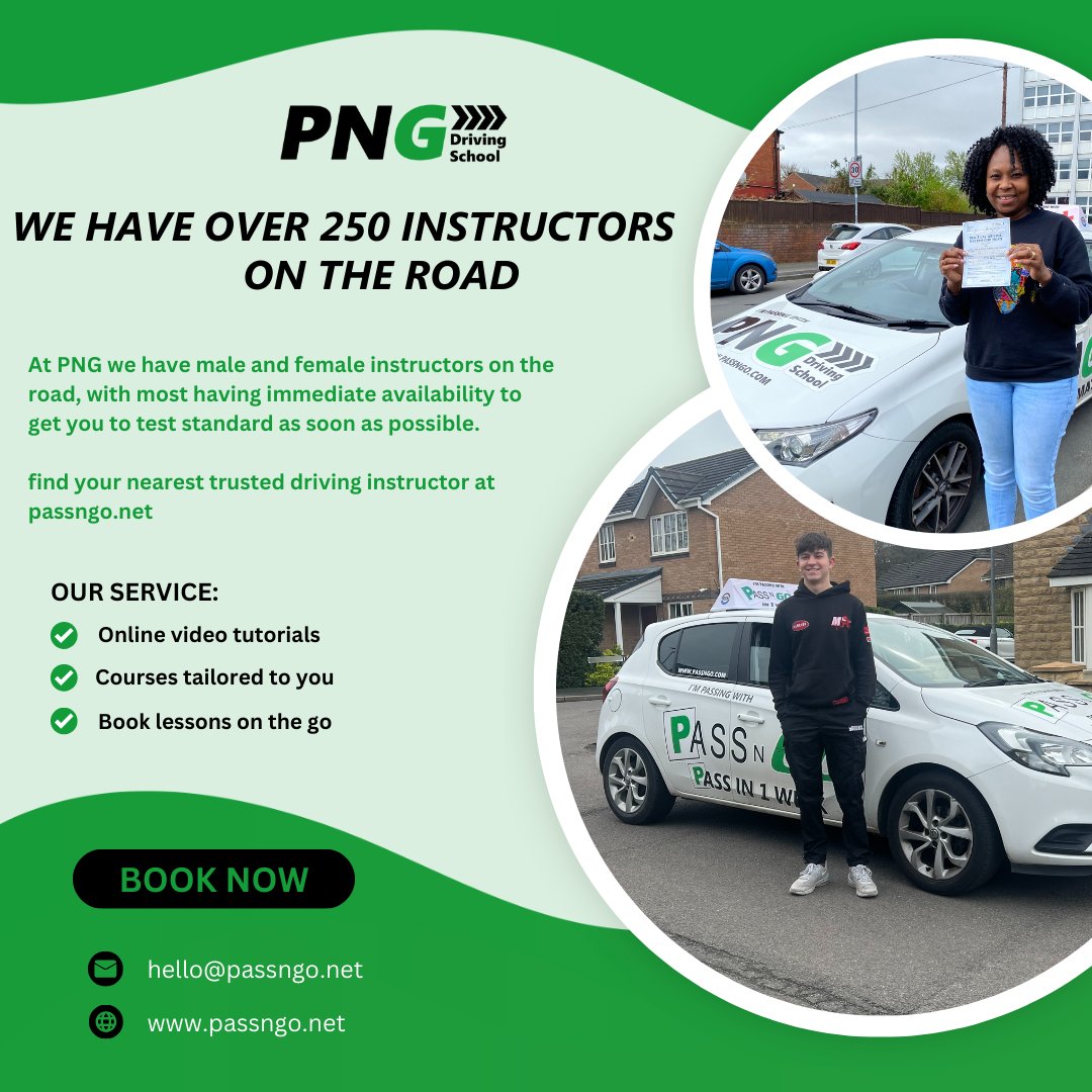 🚗 Are you ready to learn with Pass N Go?
bit.ly/3IkxFzU

#learntodrive #drivinginstructor #drivinglessons #manuallessons #automaticlessons
