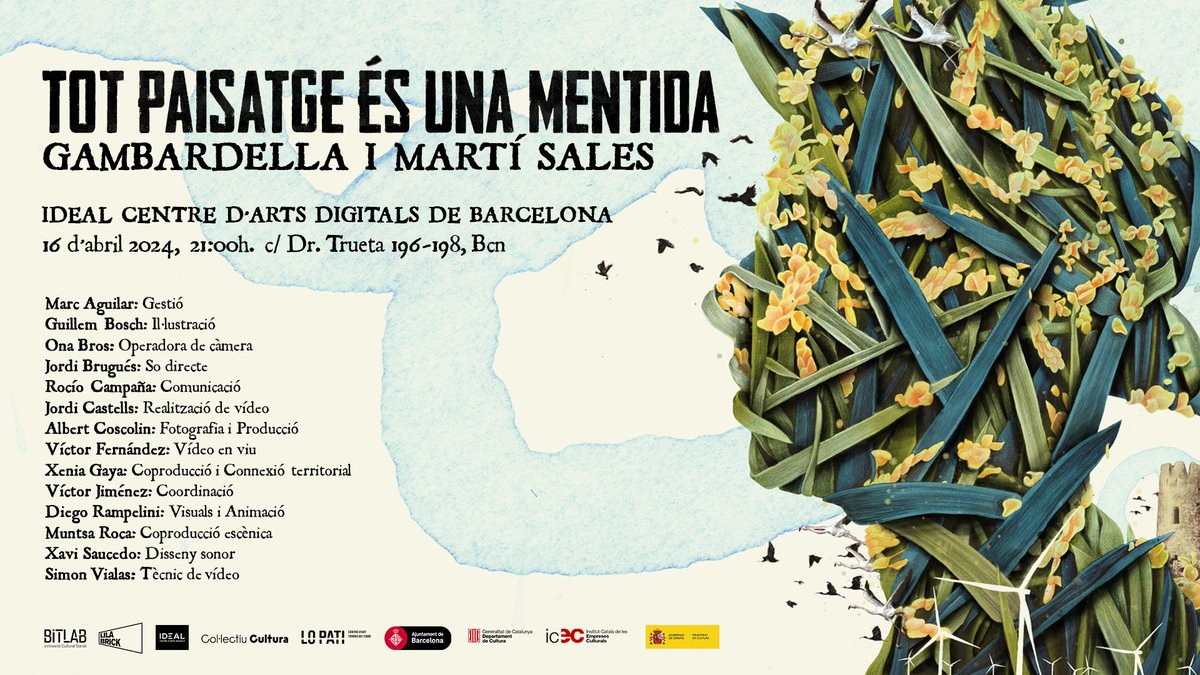 📣Avui a les 21 h estrenem a l'@idealbarcelona amb Gambardella i @itramselas. 🎟️ Últimes entrades! tickets.idealbarcelona.com/es/624-tickets…