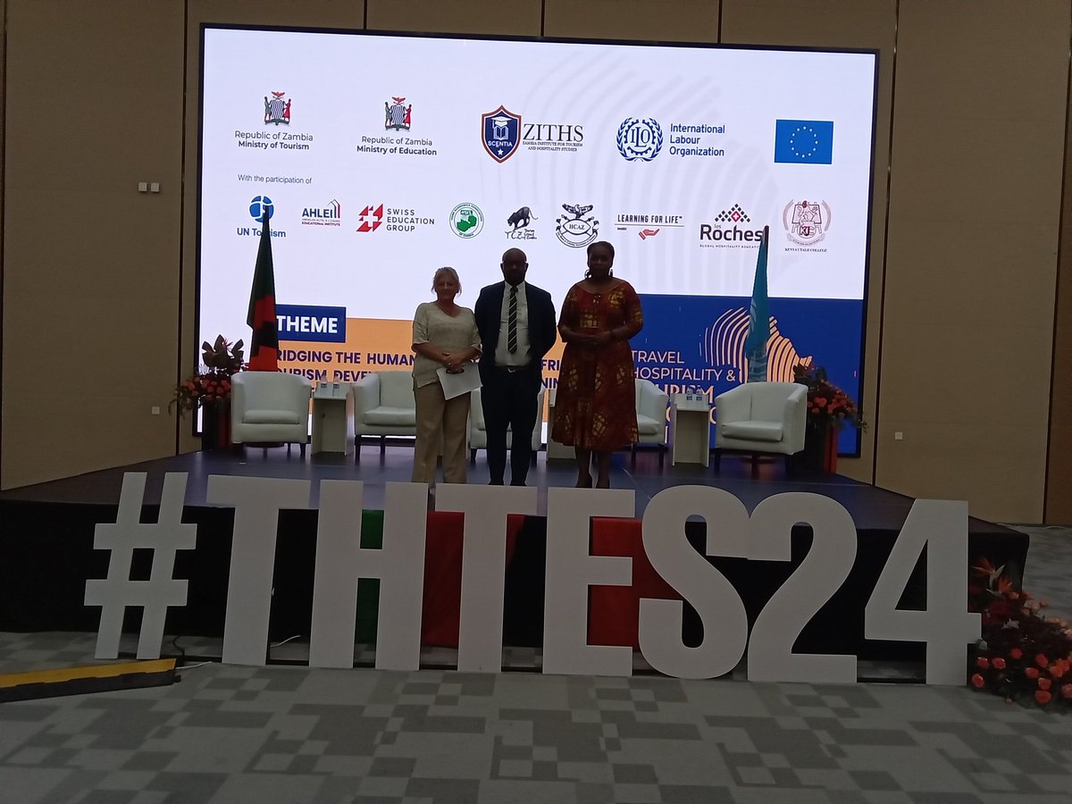 FinInsightZam's tweet photo. It is Day Two of the Travel, Hospitality, & Tourism Educational Summit (#THTES24), and today is filled with Panel Discussions and Fireside Chats. We just had an educative and interactional Plenary Session 3 as a continuation from yesterday on 'Quality Assurance :Approach to Industry Education by Employers'

It has been noted that education is the cornerstone of excellence and sustainability of the tourism sector. There is global consensus on the mismatch between the demands of the tourism industry and the graduates supplied by the learning institutions. In the last few decades there has been an increase in employers providing education to employees specific to their operations to bridge the knowledge and skills gaps. The significant costs of educating employees have become a burden for employers and as such affecting the overall development of the industry. 

The discussants on the panel were Mr. Kudzayi Nheweyembwa @HiltonHotels  & Doris Bedrock Ms. Doris McDougall and the moderator was Ms. Kwangu Liwewe.

#THTES24
#ZambiaTourism
#QualityoverQuantity
#Day2
#FinancialInsight
#Get2Know