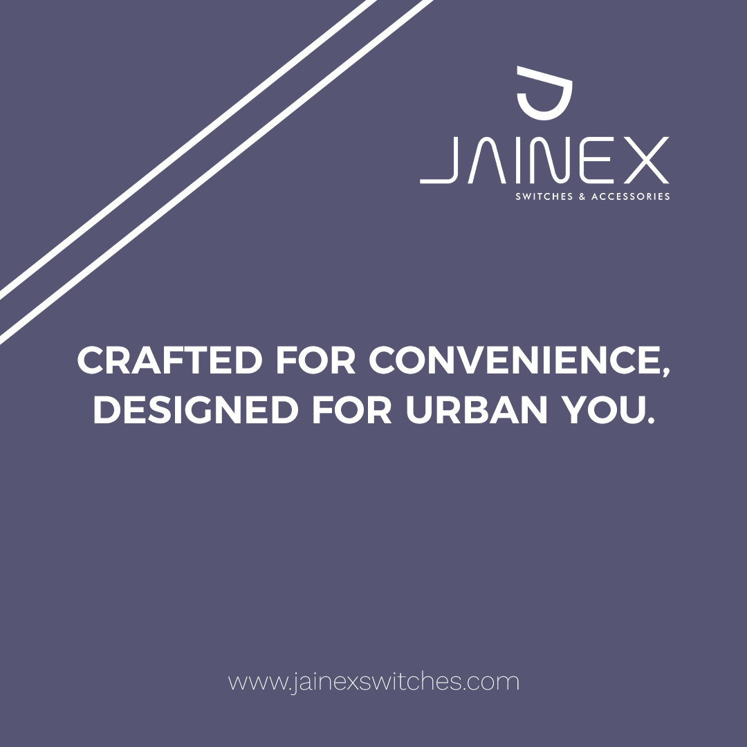 Smart modular switch plates crafted to suit all your interior  needs.

#Jainex #Switches #JainexSwitches #SafetyFirst #Commercial #Video #JainexForGenerations #electricity #safety #safetywithjainex #electricianlife #Happy #Celebration #LedLights #India