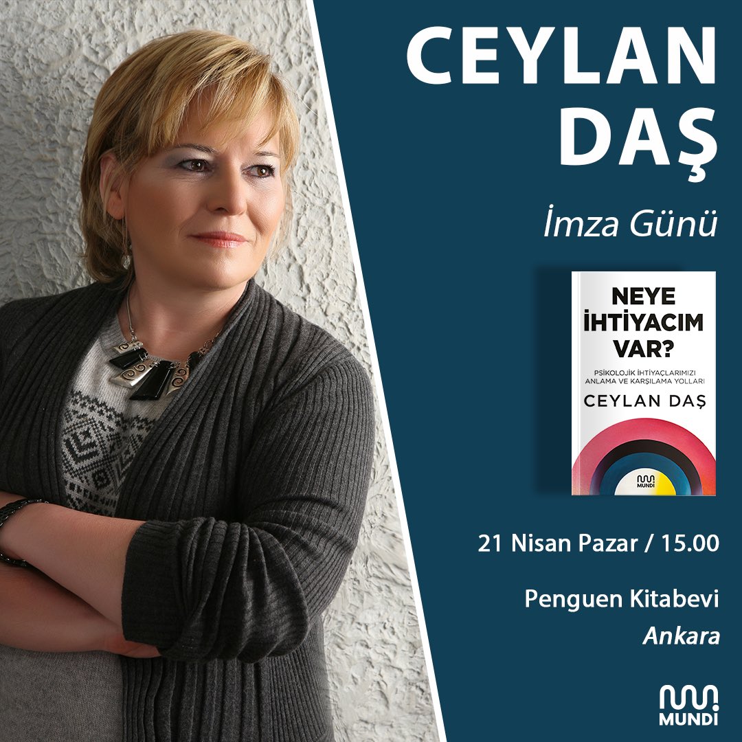 Ceylan Daş, 21 Nisan Pazar günü saat 15.00’te Ankara Penguen Kitabevi’nde okurlarıyla buluşacak.