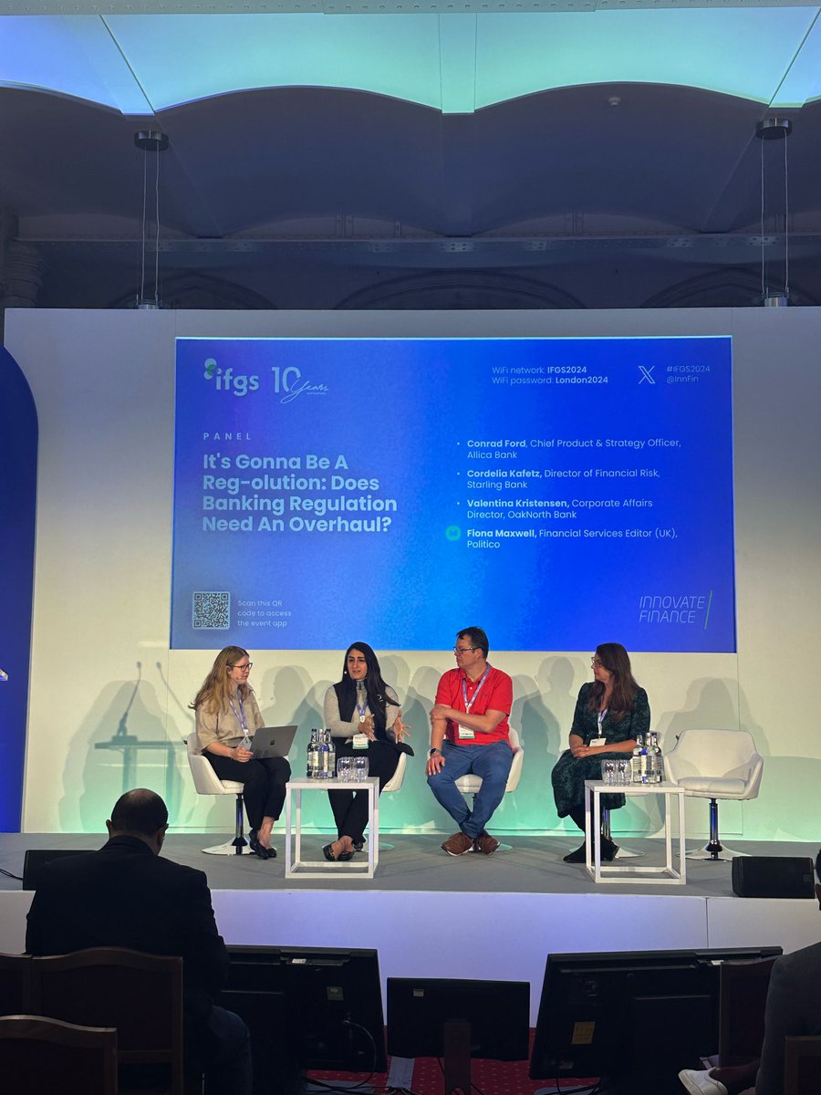 Innovate Finance (@innfin) on Twitter photo 📜 Kicking off our Livery Hall Day 2 session is the debate on whether banking regulation needs a makeover to better accommodate challenger banks and foster innovation, and how can the government think ‘challenger first’ with <a href="/AllicaTeam/">Allica Bank</a>, <a href="/StarlingBank/">Starling Bank</a> <a href="/oaknorthbank/">oaknorthbank</a> & @Politico 📜 Kicking off our Livery Hall Day 2 session is the debate on whether banking regulation needs a makeover to better accommodate challenger banks and foster innovation, and how can the government think ‘challenger first’ with <a href="/AllicaTeam/">Allica Bank</a>, <a href="/StarlingBank/">Starling Bank</a> <a href="/oaknorthbank/">oaknorthbank</a> & @Politico