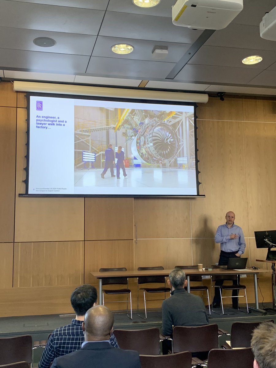 Keynote address by Jonathon Hill from @RollsRoyce kicking off our #cyberphysicalsystems workshop at @UofGLaw. gla.ac.uk/events/confere…