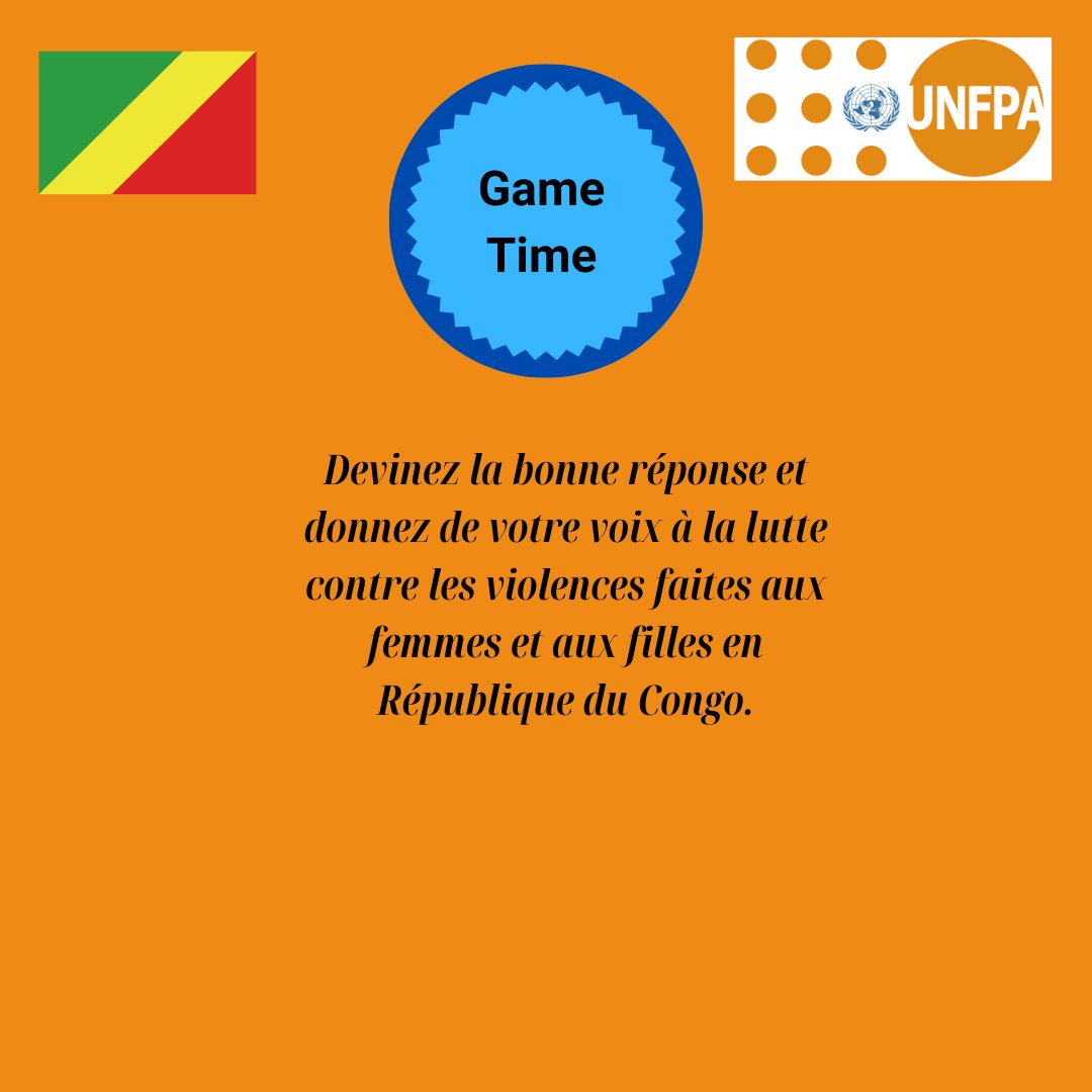 Devinez pour la bonne cause! @𝗖𝗳𝗹𝗵𝘀 𝗕𝗿𝗮𝘇𝘇𝗮𝘃𝗶𝗹𝗹𝗲 est le premier à avoir donné la bonne réponse à la charade de ce lundi, qui n'est autre que 'le harcèlement'! Merci pour votre participation. Le jeu continue cette semaine. #LuttecontrelesVBG