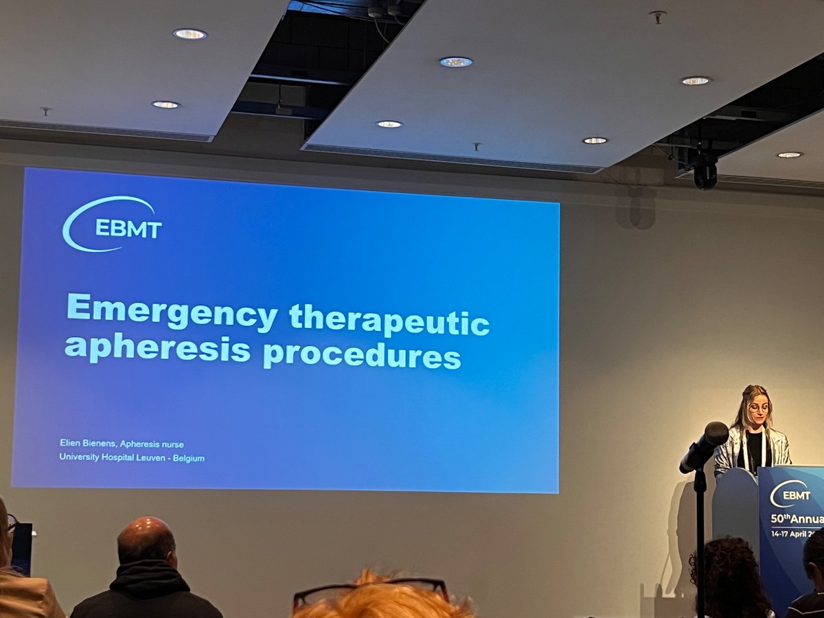 AnneleenVanhellemont (@avanhellemont) on Twitter photo From hematological conditions to other ailments, apheresis plays a crucial role in healthcare. Big thanks to <a href="/elienbienens/">elien</a> for the insightful overview of emergency therapeutic procedures! #Apheresis <a href="/TheEBMT_Nurses/">EBMT Nurses</a> <a href="/UZLeuvenNursing/">UZ Leuven Nursing</a> From hematological conditions to other ailments, apheresis plays a crucial role in healthcare. Big thanks to <a href="/elienbienens/">elien</a> for the insightful overview of emergency therapeutic procedures! #Apheresis <a href="/TheEBMT_Nurses/">EBMT Nurses</a> <a href="/UZLeuvenNursing/">UZ Leuven Nursing</a>