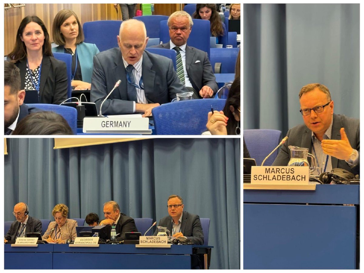 LSC at #UNCOPUOS started.  We thank all experts who gave input to the International Conference on #spaceresources, including Prof. Marcus Schladebach from 🇩🇪. One of many questions delegates now have to discuss: how can future space resource activities be carried out sustainably?