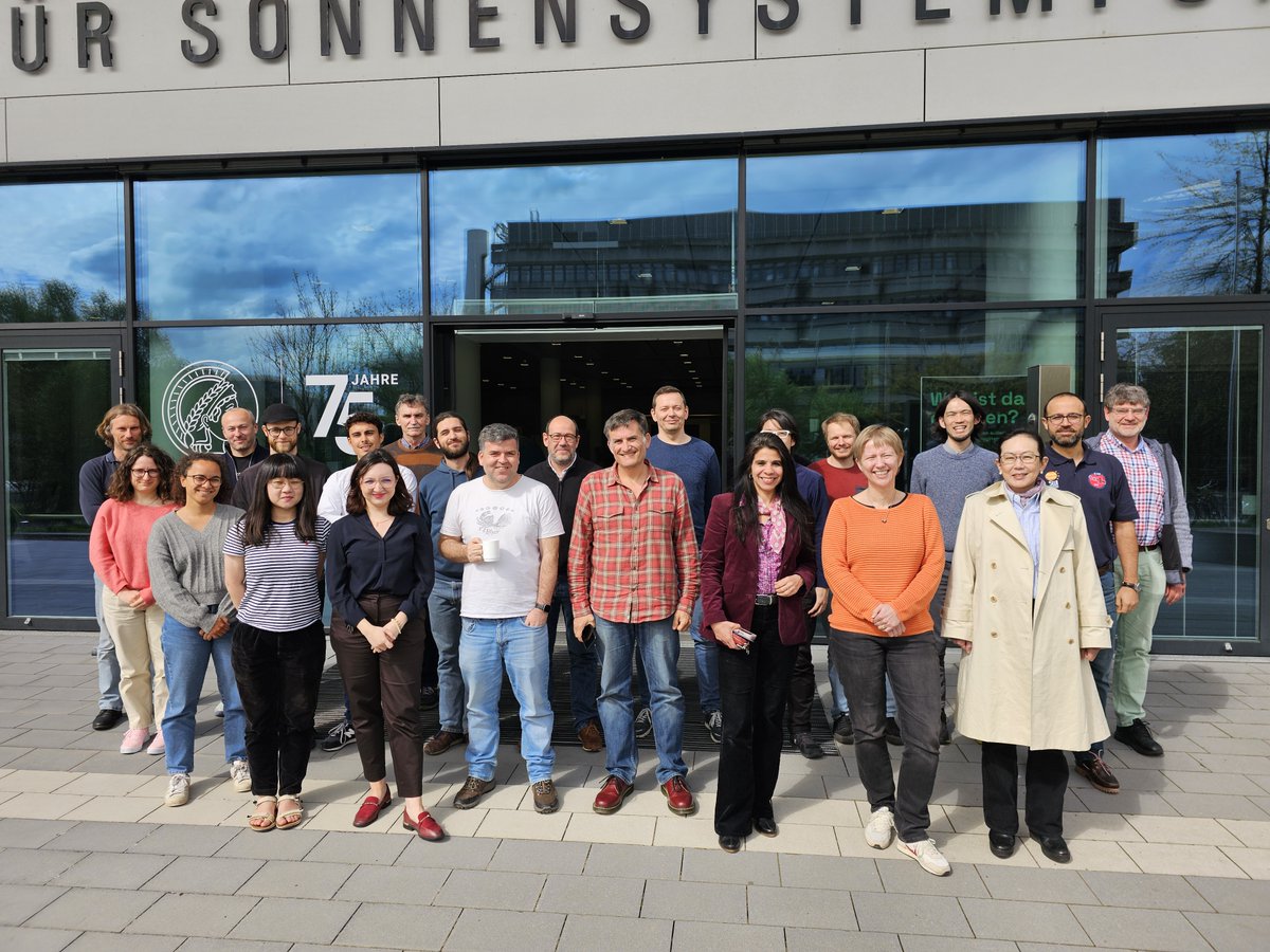 One year after the launch of @ESA_JUICE, scientists from the #SWI_JUICE Science Consortium are meeting at @MPSGoettingen to prepare for the instrument’s upcoming activities: the next checkout window in July and the #Earth and #Moon #flyby in August.