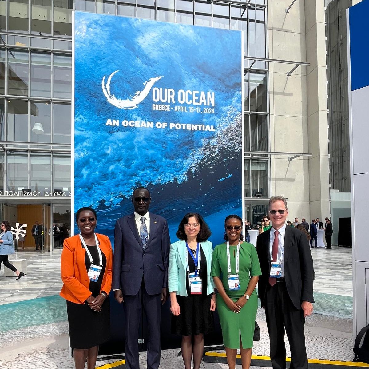 Starting off #OurOcean2024 by meeting with Kenya's Principal Secretary Betsy Muthoni Njagi & Deputy Chief of Staff of the President, Josphat Nanok. The perfect apportunity to discuss the upcoming 2nd edition of #BlueInvest Africa, taking place this July in Kenya! #OceanEU