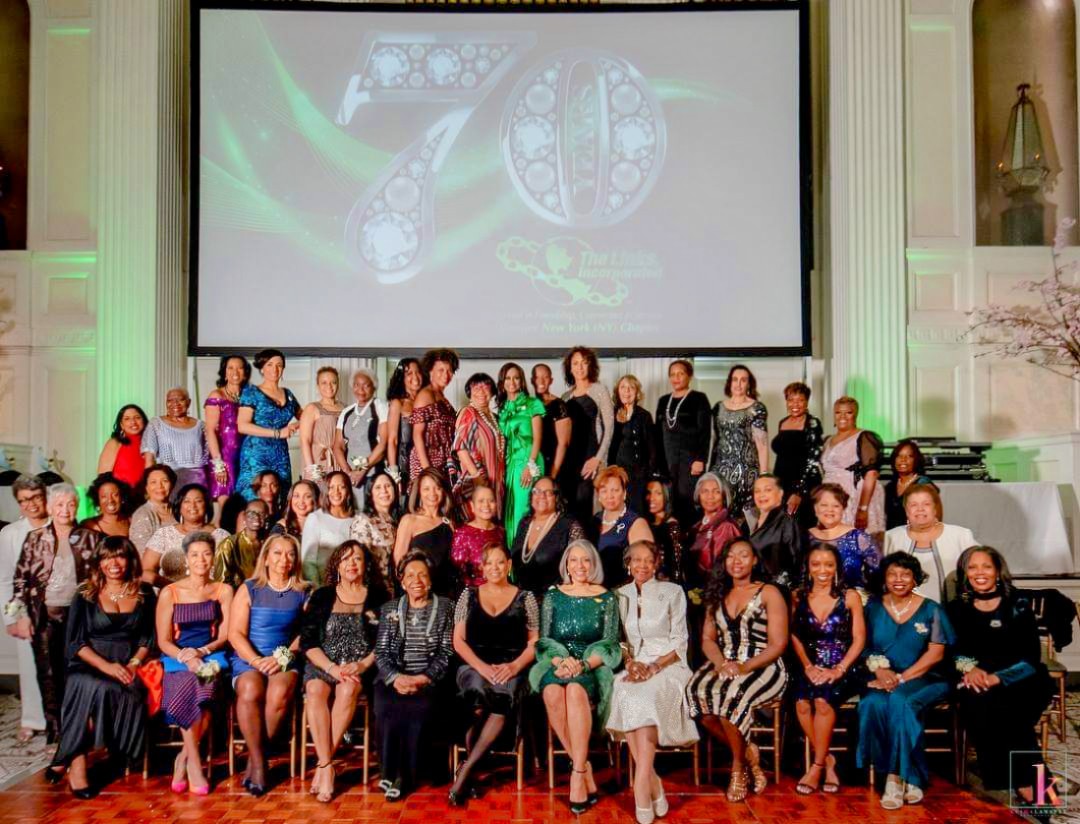 Our 70th Anniversary photo. We are grateful and proud to celebrate our 75th Anniversary at our sold-out Luncheon and Fashion Show at Chelsea Piers next weekend!!! -- Greater New York Chapter, the Links, Incorporated #friendshipandservice75