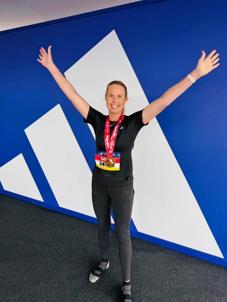 Well done to our very own Action Woman, Mrs Franklin, who ran 26 miles in the Manchester Marathon on Sunday! What an achievement! 🏃‍♀️ 🥇 ❤️