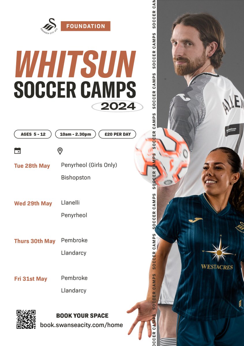 🚨 𝐁𝐨𝐨𝐤𝐢𝐧𝐠𝐬 𝐧𝐨𝐰 𝐨𝐩𝐞𝐧 🚨 Here's where we'll be for our Soccer Camps at the end of May ⚽ *𝑃𝑙𝑒𝑎𝑠𝑒 𝑛𝑜𝑡𝑒 𝐾𝑒𝑙𝑙𝑜𝑔𝑔'𝑠 𝑐𝑜𝑑𝑒𝑠 𝑐𝑎𝑛𝑛𝑜𝑡 𝑏𝑒 𝑢𝑠𝑒𝑑 𝑓𝑜𝑟 𝑊ℎ𝑖𝑡𝑠𝑢𝑛 𝑆𝑜𝑐𝑐𝑒𝑟 𝐶𝑎𝑚𝑝𝑠* Book now 👉 bit.ly/3wvI9dd