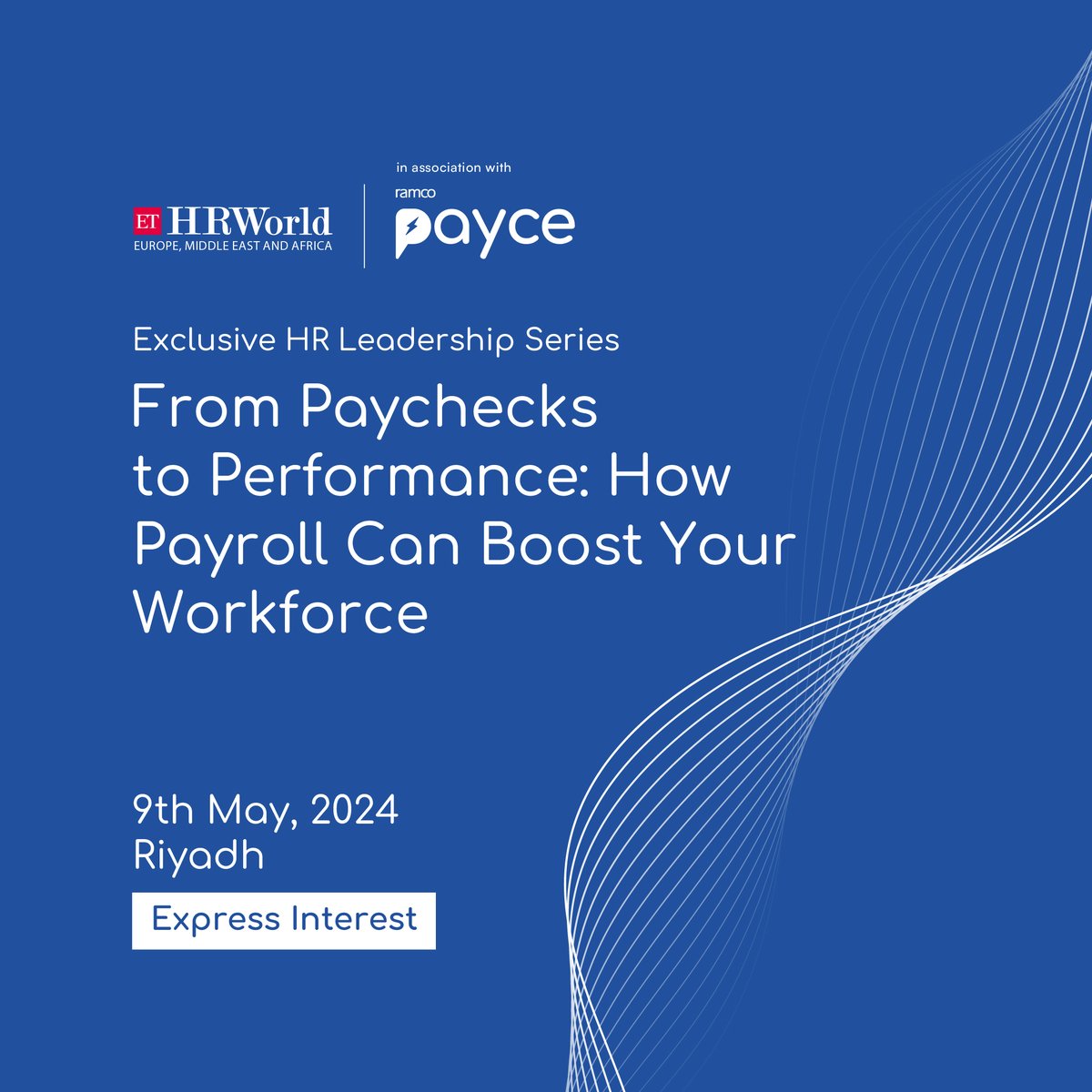 ETHRWorld EMEA in association with @RamcoSystems presents an exclusive HR Leadership Series on 'From Paychecks to Performance: How Payroll Can Boost Your Workforce' on May 9, 2024 at Riyadh. Express Interest- zurl.co/wxXM #ETHRWorldEMEA #Payroll #Workforce #Paycheck