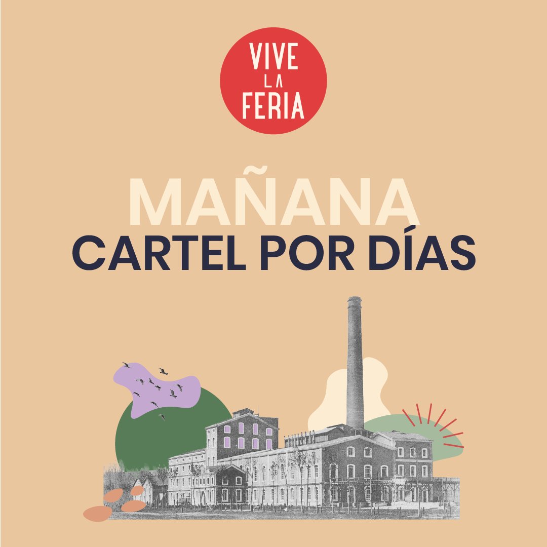 Mañana miércoles 17 de abril a las 11:00h desvelamos el cartel de por días de #ViveLaFeria24 para que sepáis cuando actúan vuestros artistas favoritos 🙌🏼🙌🏼 🎟 Las entradas de día también saldrán a la venta en el link de la BIO @cant_infinita