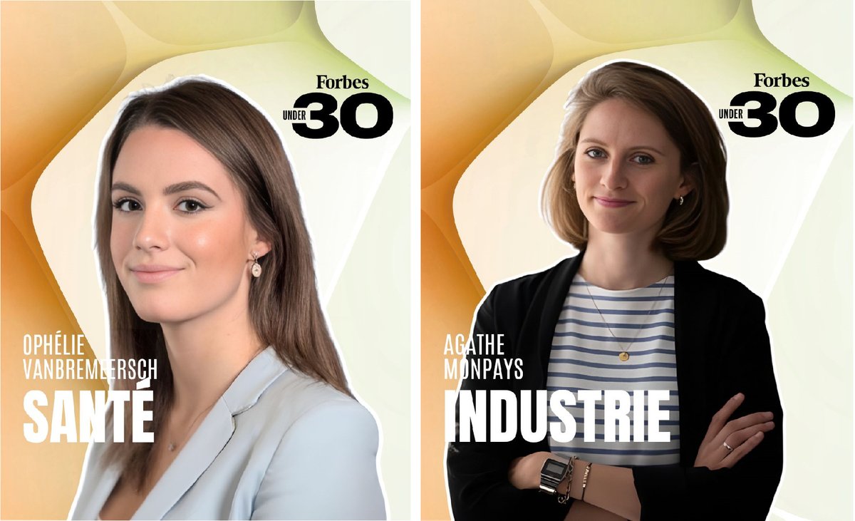 Agathe Monpays, Ophélie Vanbremeersch: 2 IÉSEG graduates on the Forbes 30 Under 30 list! ieseg.fr/en/news/forbes… #IESEGExperience #ForbesFrance