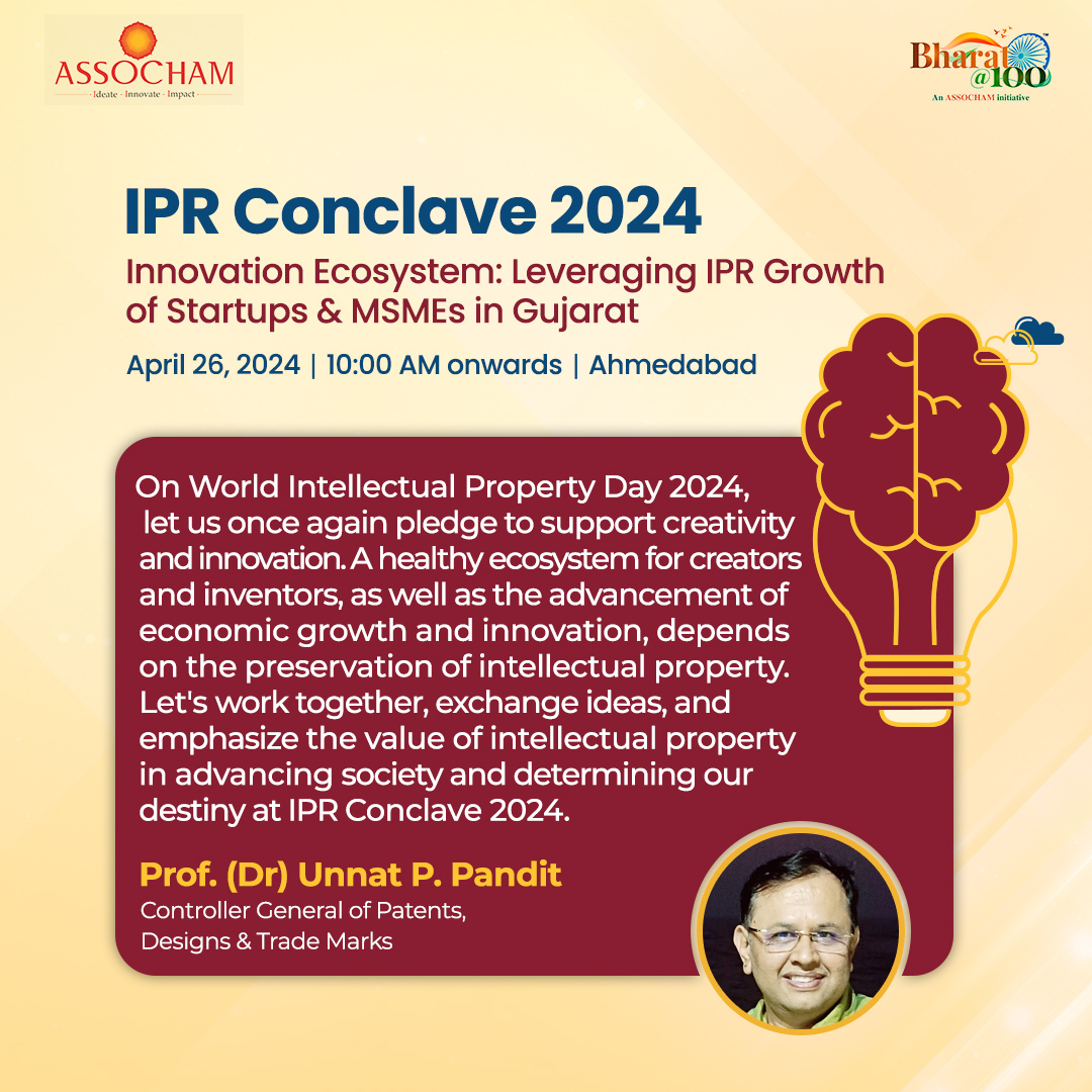 Prof. (Dr) Unnat P. Pandit, Controller General of Patents, Designs ...