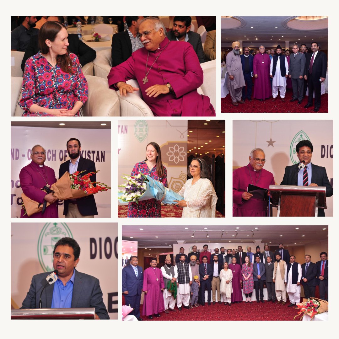 “The Moderator/President of the Church of Pakistan, Bishop Dr. Azad Marshall, hosted an Easter and Eid-ul-Fitr gathering in Lahore, attended by prominent figures including Federal Minister for Information Mr. Attaullah Tarar and American Consul General Ms. Kristen Hawkins. The…