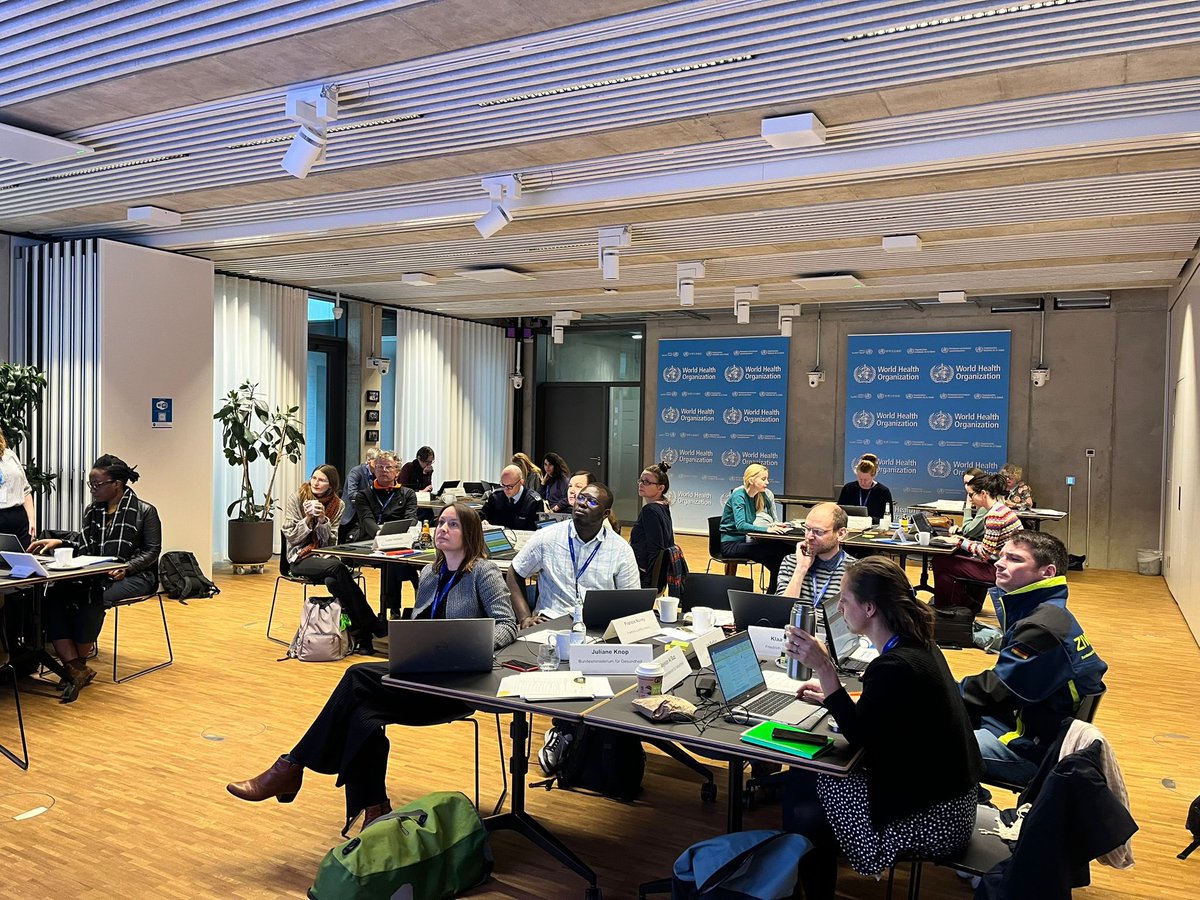 Starting now at the @WHO Hub for Pandemic and Epidemic Intelligence in Berlin! We are hosting the #EIOS (Epidemic Intelligence from Open Sources) training, working with the German Public Health Intelligence community