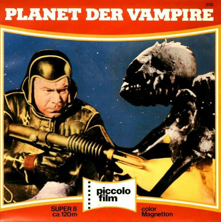 German Super 8 box art for #PlanetOfTheVampires (1965 - Dir. #MarioBava)