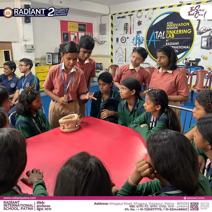 ATL Community Day to commemorate the birth anniversary of Dr. B R Ambedkar. 

Radiant, Patna, strives to provide support to all the community schools and schools from remote villages and children who need special care, in terms of learning aids, technology and hands-on experience