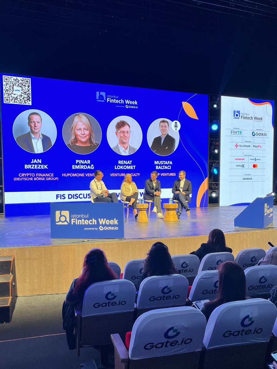 We are discussing
“FIs discuss Web3 versus Web2” with Jan Brzezek, Pınar Emirdağ, Renat Lokomet
Moderator: Mustafa Baltacı
📍Main Hall

<a href="/JanBrzezek/">Jan Brzezek</a>
<a href="/pemirdag/">Pinar Emirdag</a>
<a href="/MusBaltaci/">Mustafa Baltaci</a>

#IstanbulFintechWeekpowered by <a href="/Gate_io/">Gate.io</a>
#IFW24 #Istanbul