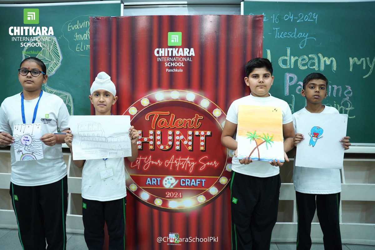 Chitkara International School celebrates the successful completion of Day 5 of its engaging and delightful Talent Hunt, bringing joy to the endearing Grade 5 students

-
#CIS #Chitkaratalenthunt #studenttalent #talenthunt #music #dance #acting #artandcraft #studenttalent