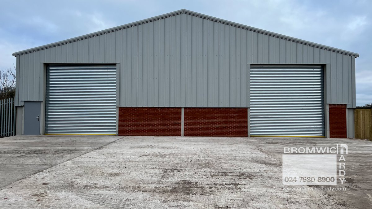 FOR LEASE - Buttercup Barn, Tomlow Road, Stockton, Southam ✅ Brand new warehouse building with yard ✅ Gated entrance ✅ Rural Location ✅ Two Loading Doors ✅ Hard surface yard #Forlease #Warehouse #Southam bit.ly/3SQaUdl