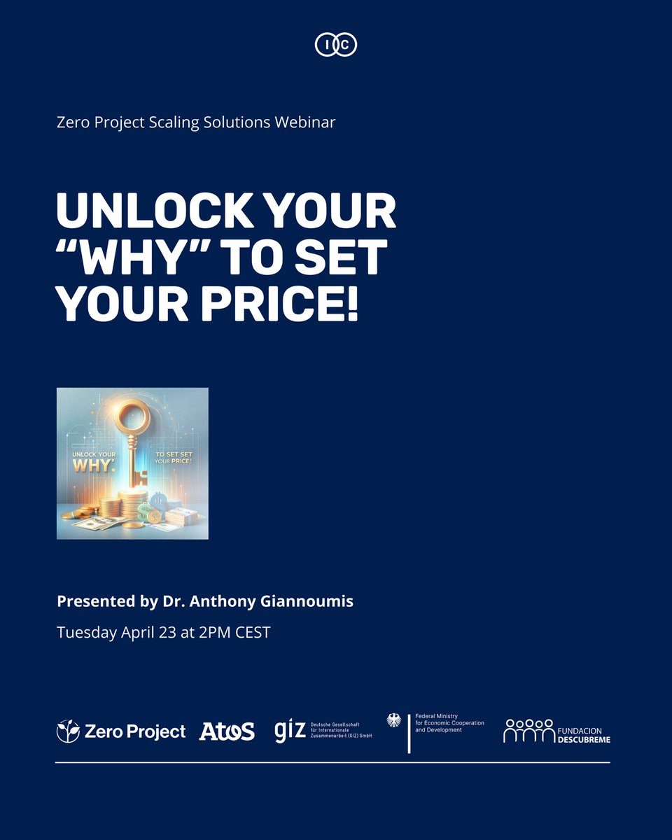 🔑 Ready to discover the 'why' behind your pricing?

Join us in our upcoming webinar 'Unlock Your 'Why' to Set Your Price! 🚀 

Join us:
📅 Date: April 23, 2024, at 2 PM CEST
🔗 Webinar Link: shorturl.at/bhyEN

—
#Webinar #PricingStrategy #Entrepreneurship