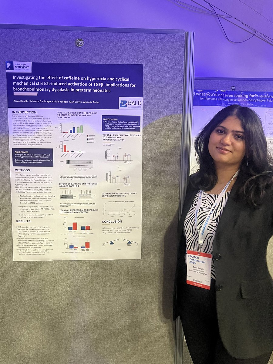 Thanks to @BALRcommunity funded studentship in my lab, medical student Zenia recently presented her work @RCPCHtweets conference. Well done Zenia! Coming to the end of her studies she will be heading to start her foundation training at Imperial university hospitals. #proudmentor