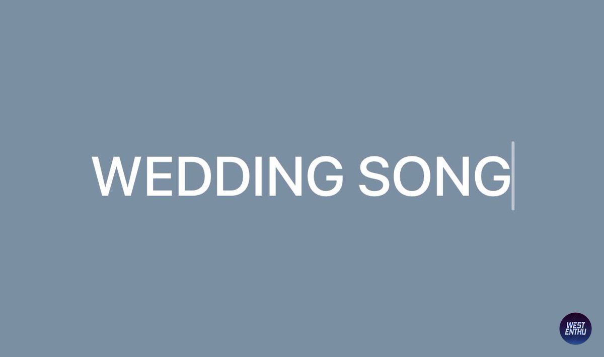 westenthu's tweet image. 🕊 ayo keluarkan wedding songs impian kalian itu