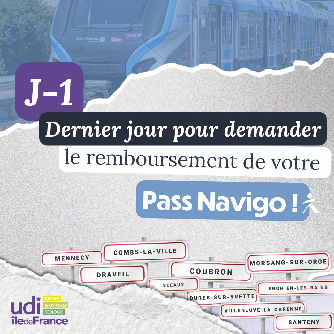 🚨 Grâce aux contrats avec les opérateurs négociés par @vpecresse, quand la qualité de service dans les transports se dégrade, vous êtes REMBOURSÉS ! 📅 J-1 pour faire votre demande de remboursement 👉instagram.com/p/C50PwwEI8Mr/…