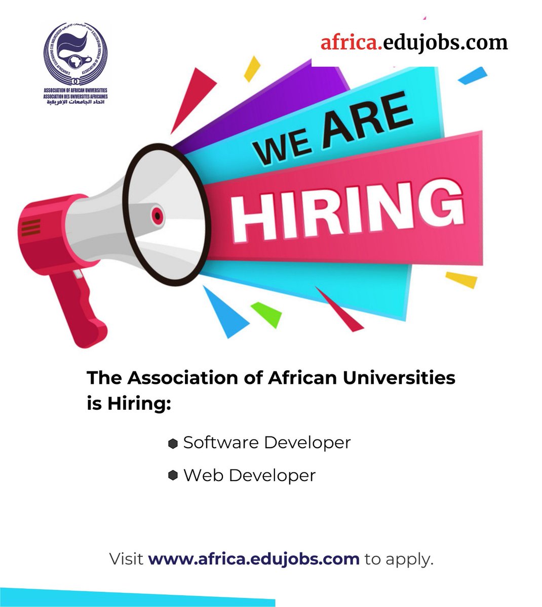 We're hiring at #AAU! Are you a skilled Web Developer with experience in #webdevelopment, #graphicdesign, and proficiency in #JavaScript, #HTML, #CSS, and #WordPress? Or perhaps you're a Software Developer passionate about #softwaredevelopment with expertise in #PHP, #Laravel,…