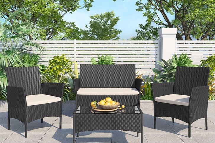 Get 47% OFF this 4 seater rattan garden furniture set Check it out here ➡️ awin1.com/cread.php?awin…