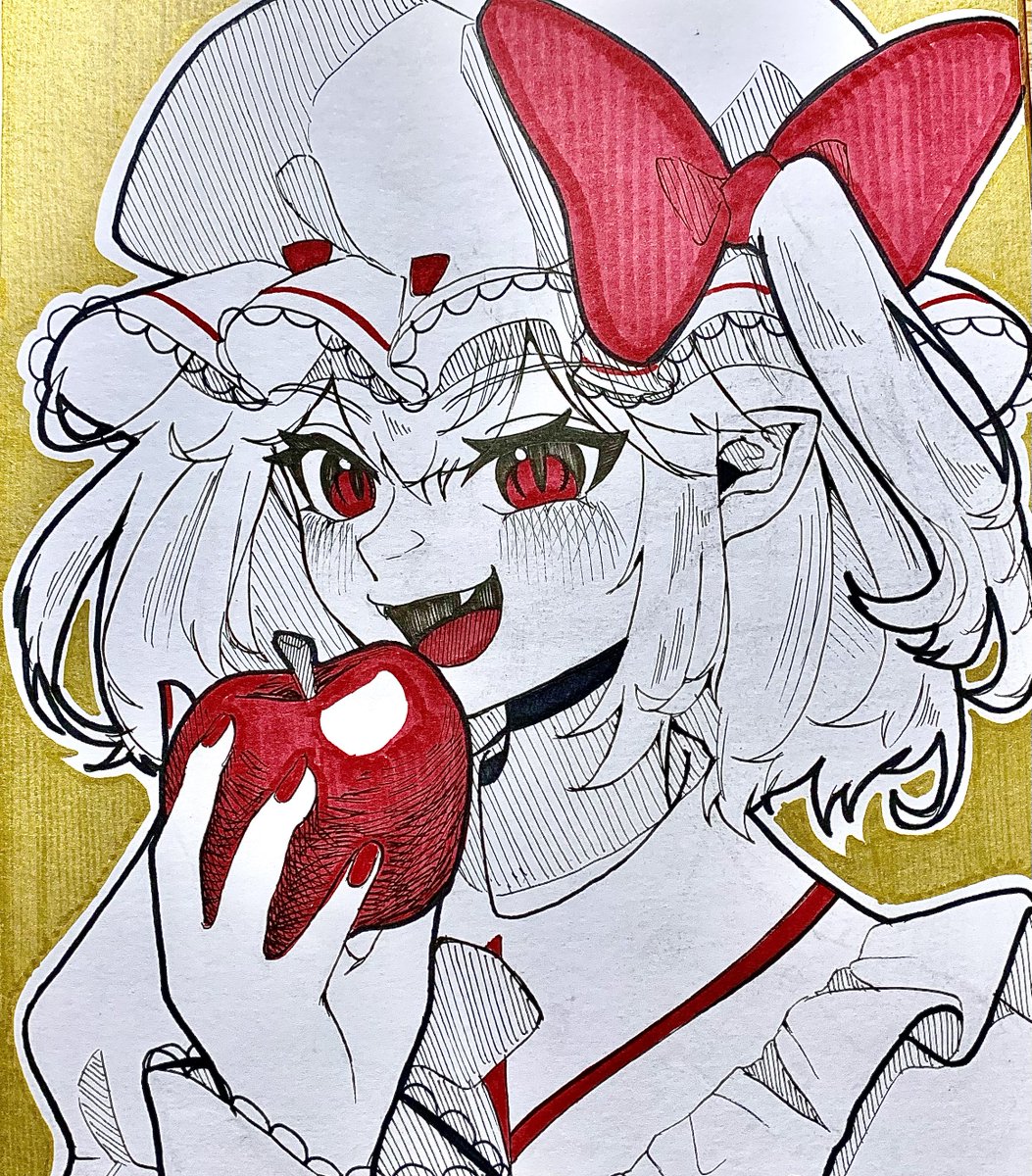 フランドール・スカーレット 「#フランドール・スカーレット #東方project 」|芽響 泉羽🌱【skeb募集中】のイラスト