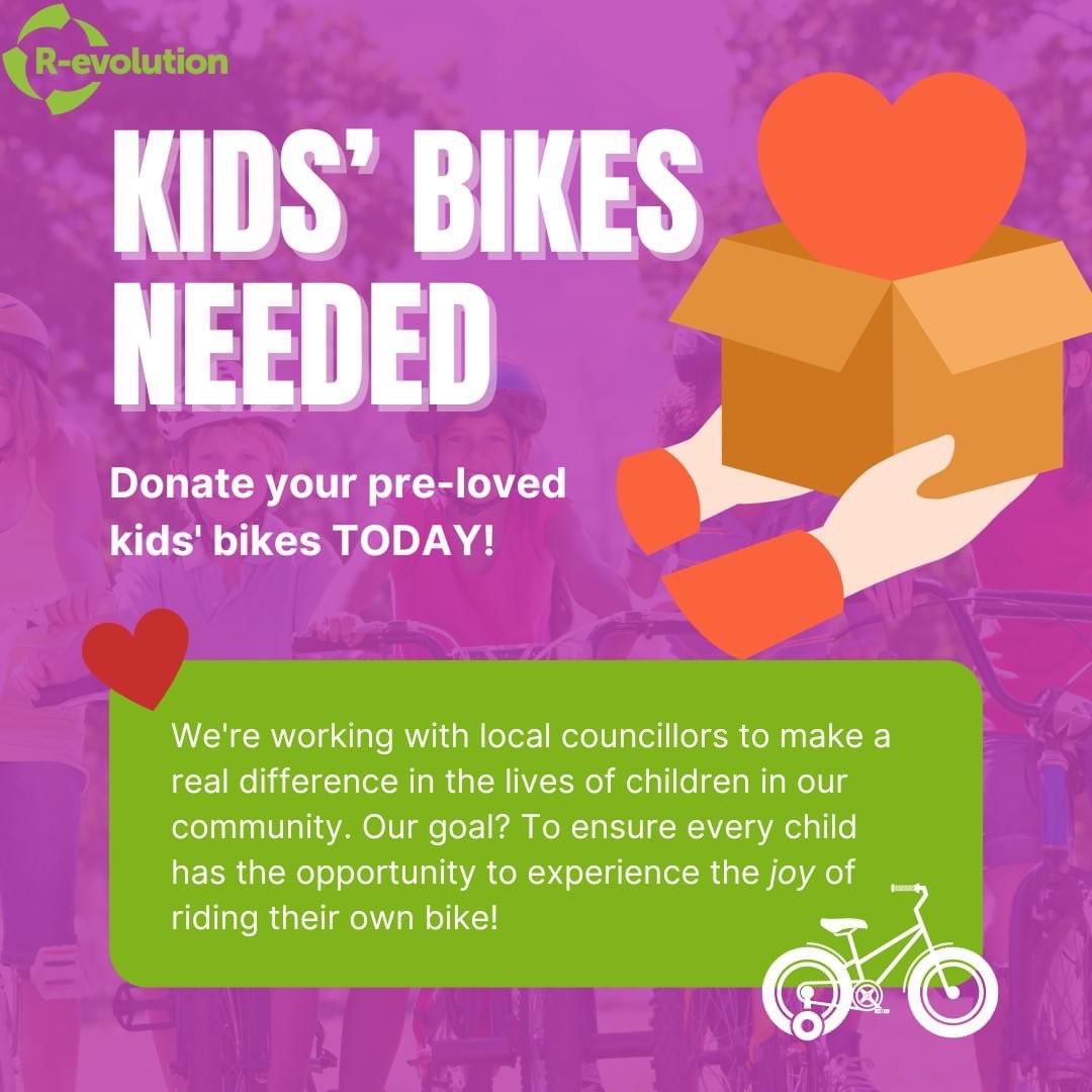 🚴‍♂️ Do you have a gently-used children's bike gathering dust in your garage? 🚴‍♀️