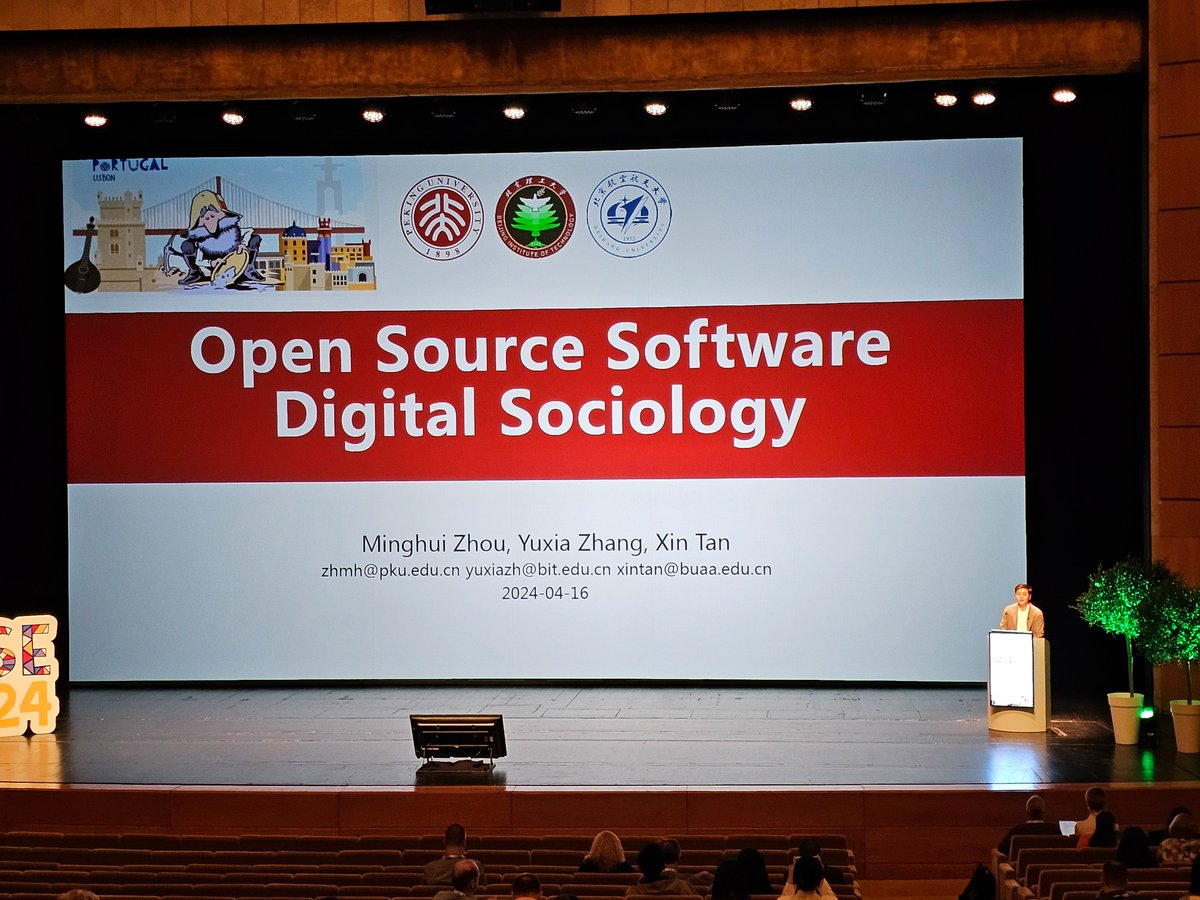An informative tutorial, 'Open Source Software Digital Sociology: Quantifying and Managing Complex Open Source Software Ecosystem' in Main Auditorium