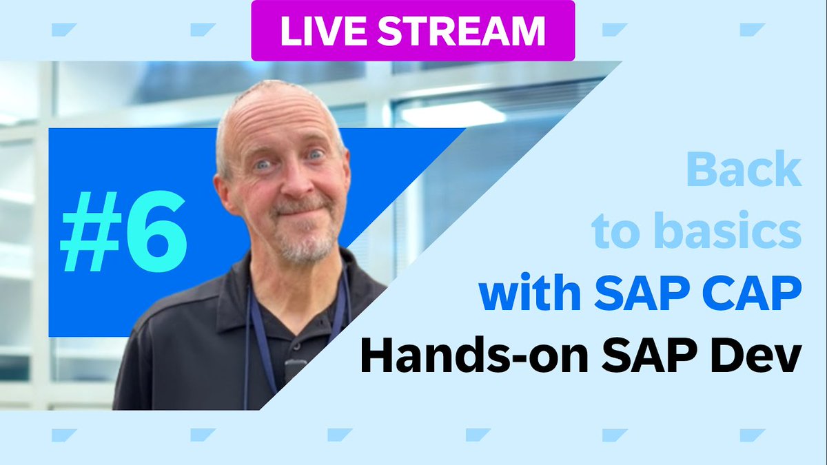 Tune in to the episode 6 of Back to Basics with #SAPCAP where @qmacro dissects the cuid aspect and enhance our Books and Authors entity definitions. Perfect for beginners looking to learn through hands-on experience! #SAPOpenSource. 🔗 sap.to/6015w4xfz.