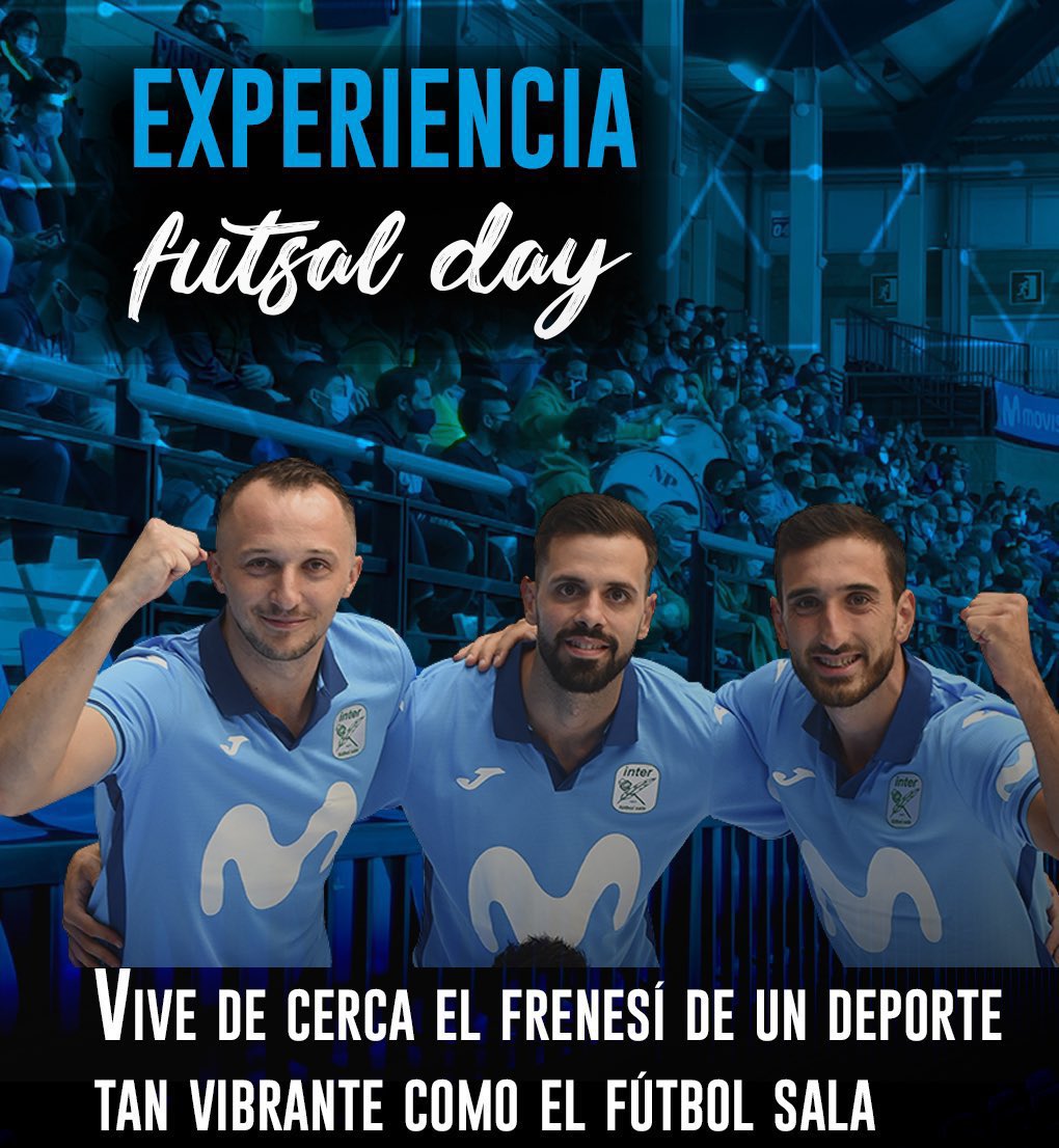 ClubInterFS's tweet photo. 🎟️ ¡Vente al #JorgeGarbajosa para vivir la experiencia #FutsalDay 23/24!
🫢 Asiento Exclusivo
🏆 Visita el #MuseoInterista
👕 Camiseta oficial del equipo
📸 Fotografía de recuerdo…
¡Y más ventajas!👇🏻
ℹ️ https://t.co/f1O9QSXTfl
#MovistarInterFS 💙💚 https://t.co/TlZ0jo7IzU