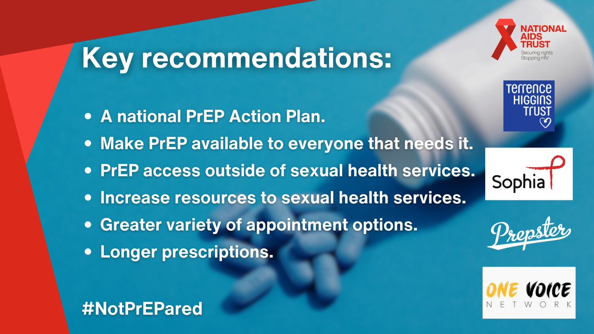 Our joint report #NotPrEPared shows there are still many barriers to accessing PrEP in #England. Everyone who could benefit from PrEP has a right to access it for free, at services they use, or that are convenient for them. Read the full report here: nat.org.uk/sites/default/…