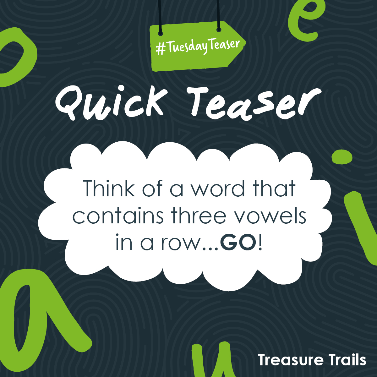 #TuesdayTeaser: For this week only, DO give away your answer! - Just one word please that hasn't already been posted! ✨ Good luck! 😁